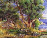 Pierre Renoir Landscape on the Coast near Menton Spain oil painting reproduction